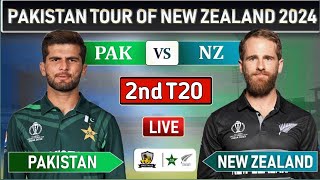 PAKISTAN vs NEW ZEALAND 2nd T20 MATCH LIVE COMMENTARY  PAK vs NZ LIVE  PAK BAT [upl. by Rehtaef]