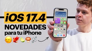 Las 7 Novedades de iOS 174 que cambiarán tu iPhone para siempre [upl. by Christa10]