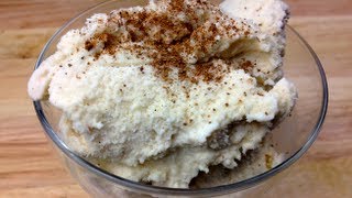 EGGNOG ICE CREAM  Christmas Recipe [upl. by Solrak]