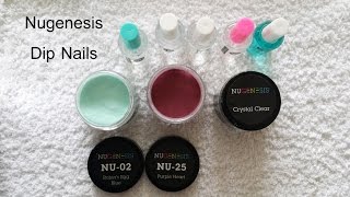 Nugenesis Starterset  Dipping Nails [upl. by Benoite]