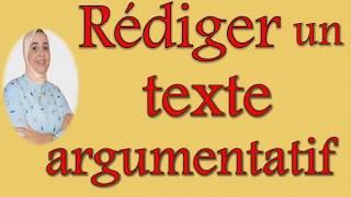 Rédiger un texte argumentatif plan dialectique à appliquer facilement [upl. by Lark359]