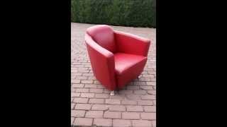 Een leren fauteuil herstofferen [upl. by Deaner]