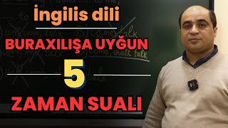 İngilis dili Buraxılışa uyğun 5 sual [upl. by Ednihek]