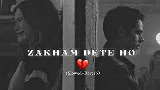 Zakham dete ho kahte hai site raho  Rahat Fateh Ali Khan songs  old song lyrics  lofi Version [upl. by Selie]