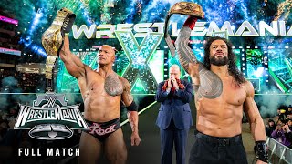 FULL MATCH Roman Reigns amp The Rock vs Cody Rhodes amp Seth Rollins WrestleMania XL Saturday [upl. by Niltak690]