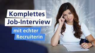 Das Vorstellungsgespräch BEISPIELDIALOG in voller Länge 🚀 I Traumjob [upl. by Chyou]