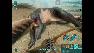 Ark mobile this is how I started level 122 and tame triceratops hard mode and hardcore mode [upl. by Naga]