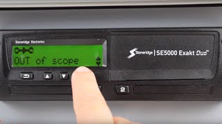 How to use Out of Scope on the Stoneridge SE5000 Exakt Duo Digital Tachograph [upl. by Asoj]