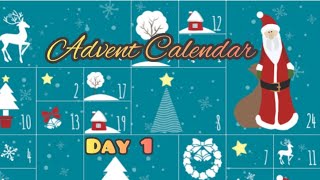 INKVENT  CALENDAR  LEGAMI ADVENT CALENDAR Can I make art with this DAY 1 inkvent legami [upl. by Ally590]