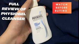 Physiogel daily moisture therapy cleanser Review of physiogel cleanser [upl. by Akinohs920]