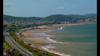 Colwyn Bay Beach UK BEST PLACE TO VISIT 4K HDR [upl. by Barby68]