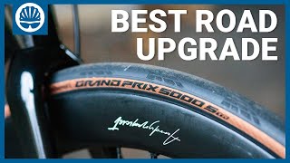 The BEST Road Bike Tyre in 2022  Continental GP5000S TR Review [upl. by Navetse]