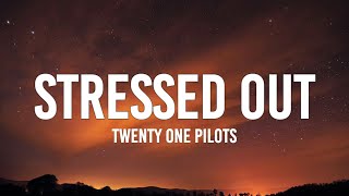 Twenty One Pilots  Stressed Out sped up Lyrics quotMy names Blurryface and I care what you thinkquot [upl. by Calypso282]