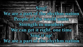 Janet Jackson  Rhythm Nation Lyrics [upl. by Diogenes]