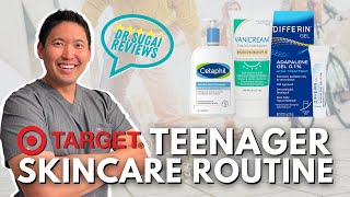 Dermatologist Reviews Target Skincare Routine for Teenagers [upl. by Airyk]