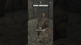 Thorin Oakenshield is dangerous shortsfeed skyrim bethesda gaming shorts funnyshorts funny [upl. by Otrevogir]