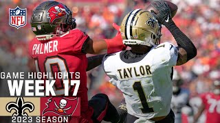 New Orleans Saints vs Tampa Bay Buccaneers Game Highlights  NFL 2023 Week 17 [upl. by Gnahc387]