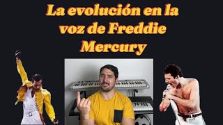 La evolución en la voz de Freddie Mercury [upl. by Chadburn]