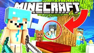 MINECRAFT BABY BED WARS THEY CANT CATCH US [upl. by Etam]