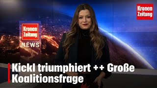 Kickl triumphiert  Große Koalitionsfrage  kronetv NEWS [upl. by Balfore]