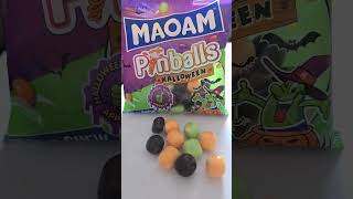 PINBALLS HALLOWEEN MAOAM 🎃 halloween candy sweets shorts maoam [upl. by Yraunaj]