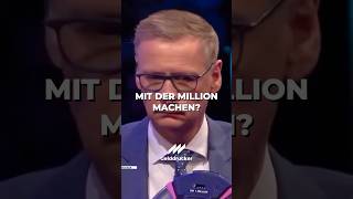 Günter Jauch Was würde Sie mit 1 Million machen 😂💰 werwirdmillionär [upl. by Siradal]