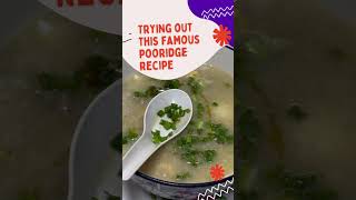 Trying out this famous porridge recipe shorts shortvideo porridge [upl. by Elletnuahs772]