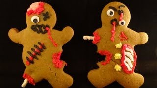 Zombie Gingerbread Men Cookies with yoyomax12 [upl. by Aneele]