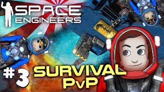 Space Engineers PVP Ep3 Mega Missiles [upl. by Iatnohs480]