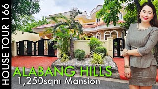 Presenting This Alabang Hills Mansion A Dream Home on Expansive Grounds  House Tour 166 [upl. by Nnayecats840]