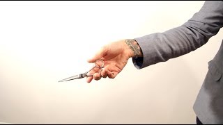 HAIR TUTORIAL Haircutting Tricks  how to hold your scissors  scissor tricks from Matt Beck [upl. by Goetz511]