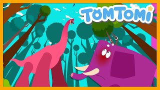 Brachiosaurus Song  Herbivorous Dinosaurs  Dinosaur Cartoon  TOMTOMI Songs for Kids [upl. by Odlopoel]