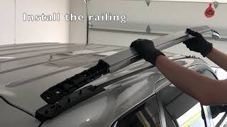 Roof Rail Installation Mitsubishi Outlander [upl. by Gnilsia724]