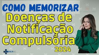 Como Memorizar Lista de Doenças de Notificação Compulsória [upl. by Eta563]