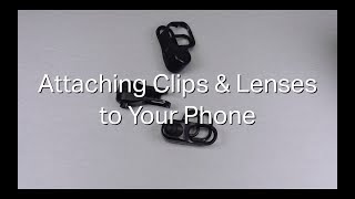 olloclip®  Attaching Clips amp Lenses to Your Phone [upl. by Cowie]