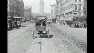 A Trip Down Market Street 1906  With Sound [upl. by Ydnec]