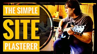 PLASTERING ON A BUILDING SITE plastering tutorial beginners includes a song Taylor 326 guitar [upl. by Atat588]