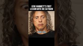 Kirk Hammett on His First Lesson with Joe Satriani [upl. by Adeuga342]