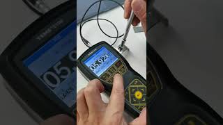 Aluminum thickness gageThickness measurement tutorials dial thickness gauge calibration procedure [upl. by Russi]