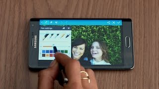 The Samsung Galaxy Note Edge – S Pen [upl. by Elleynad]