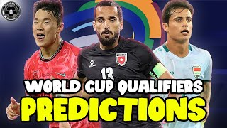 AFC ASIA NOVEMBER WORLD CUP QUALIFIERS PREDICTIONS GROUP B [upl. by Forta]