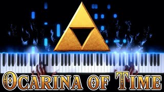 The Legend of Zelda  Ocarina of Time Theme Jazz  PianoSynthesia [upl. by Dorren60]