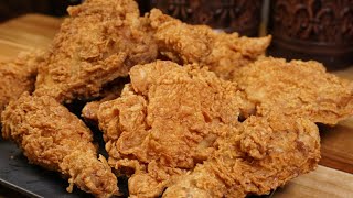 How To Make Fried Chicken Restaurant Style  Seasoned Salt Brine [upl. by Coryden]