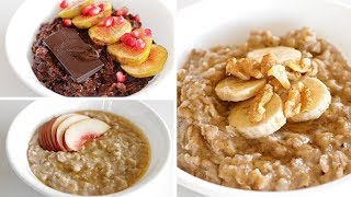 How to Make Healthy Porridge  3 Delicious Ways [upl. by Freberg]