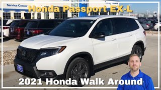 2021 Honda Passport EXL Walk Around [upl. by Selemas]