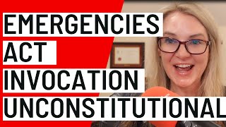 Court rules Trudeaus invocation of Emergencies Act was UNREASONABLE and UNCONSTITUTIONAL [upl. by Rothwell935]