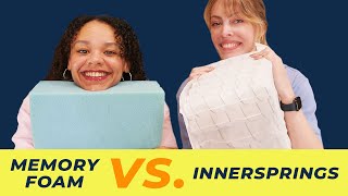 Memory Foam Vs Innerspring Mattress  Which Is Better For You [upl. by Alledi]