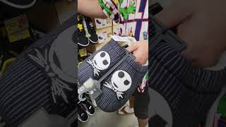 HALLOWEEN FANS  NIGHTMARE BEFORE CHRISTMAS SNEAKERS AND SLIPPERS  JACK SKELLINGTON AT WALMART [upl. by Dede40]