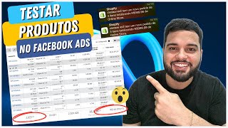 COMO TESTAR PRODUTO NO FACEBOOK ADS DROPSHIPPING PASSO A PASSO [upl. by Yssim]