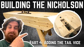 Nicolson Workbench Build Part 4 making a Tail Vice wagon vice [upl. by Sakram413]